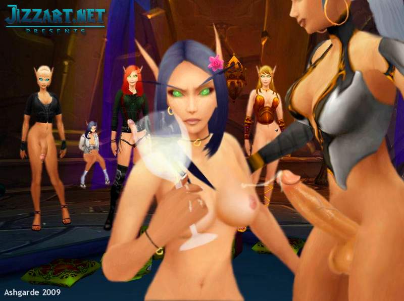 Warcraft night elf female nude