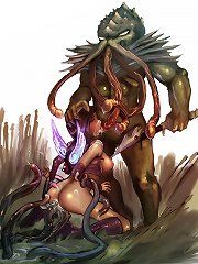 Wow night elf male and female
