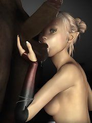 Nude blood elf female
