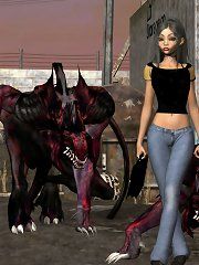 Demon lover fantasy art erotic