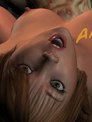 Giant sexy girl 3d