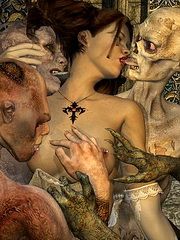 Demon tattoo porn star german